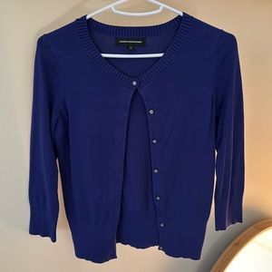 Express design studio. Blue cardigan. Size XS.